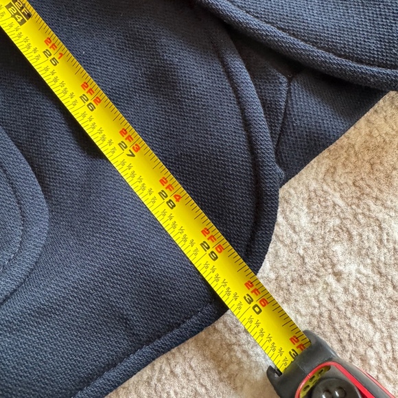 Ralph Lauren Navy Cotton Soft Shoulder Blazer - Picture 5 of 7